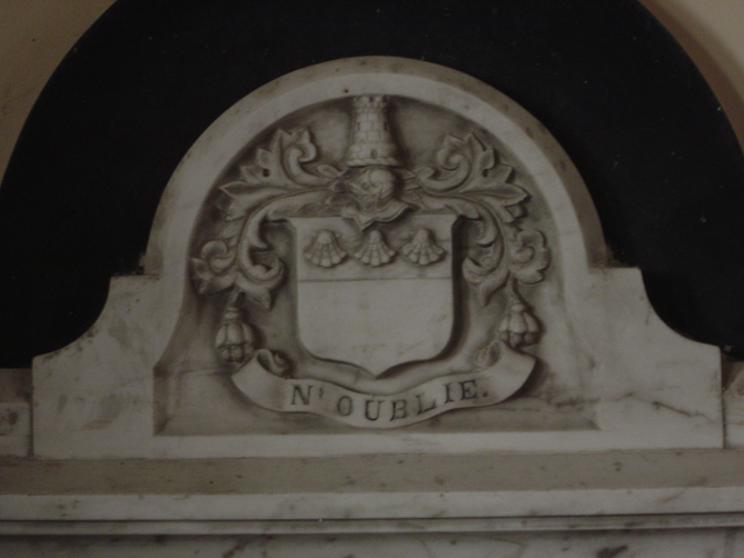 Detail of plaque in Hayton church