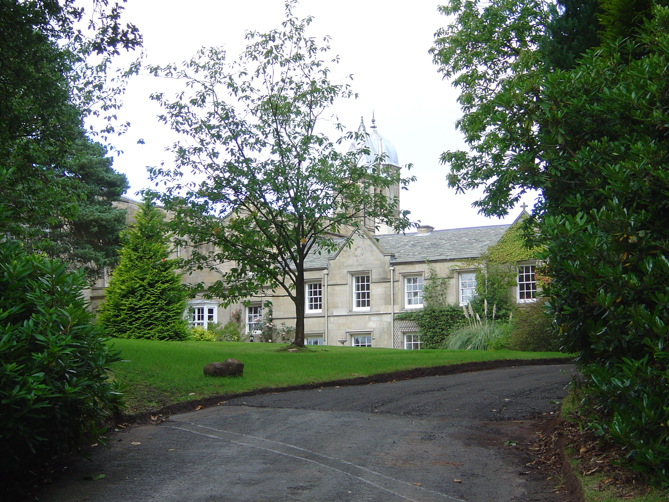View of Edmond Castle from approach road