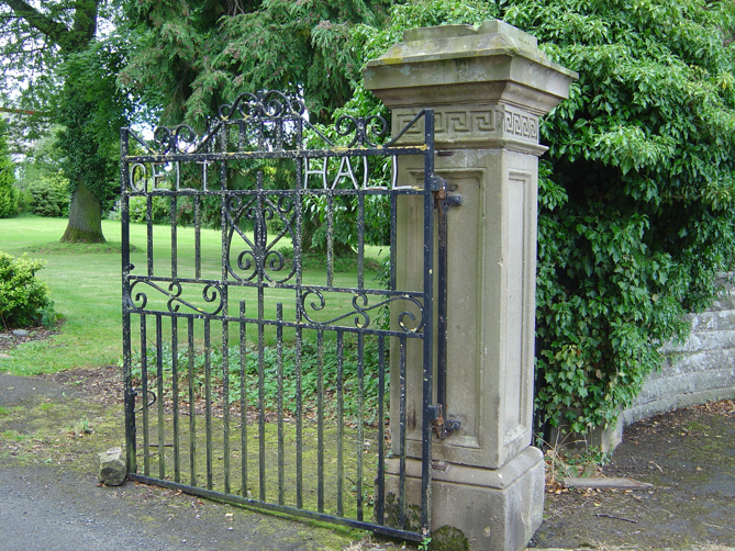 Gelt Hall gate
