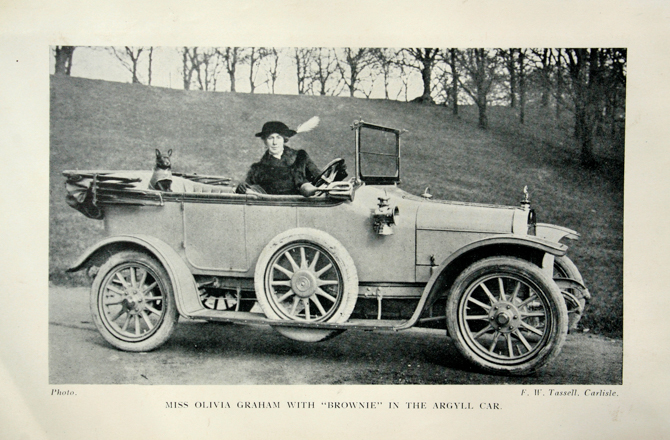 Olivia Graham and car