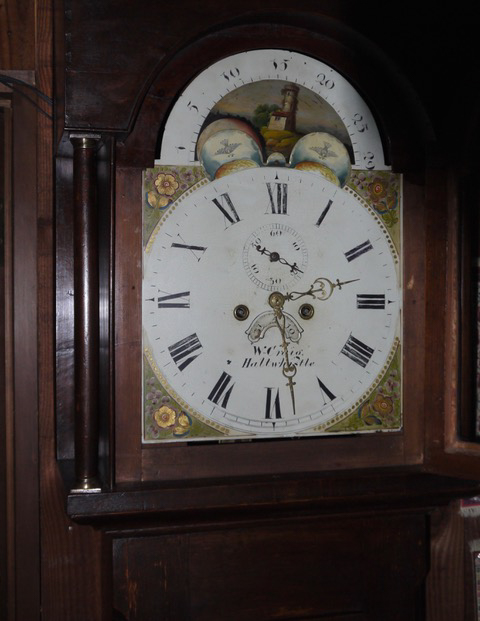 Detail of Edmond Castle clock