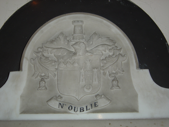 detail of plaque in Hayton church