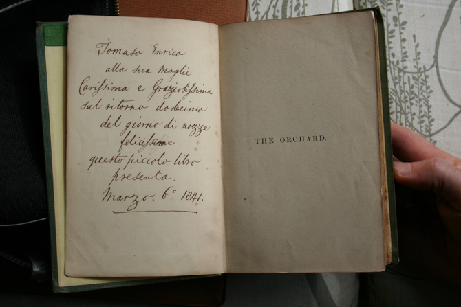 Book inscription
